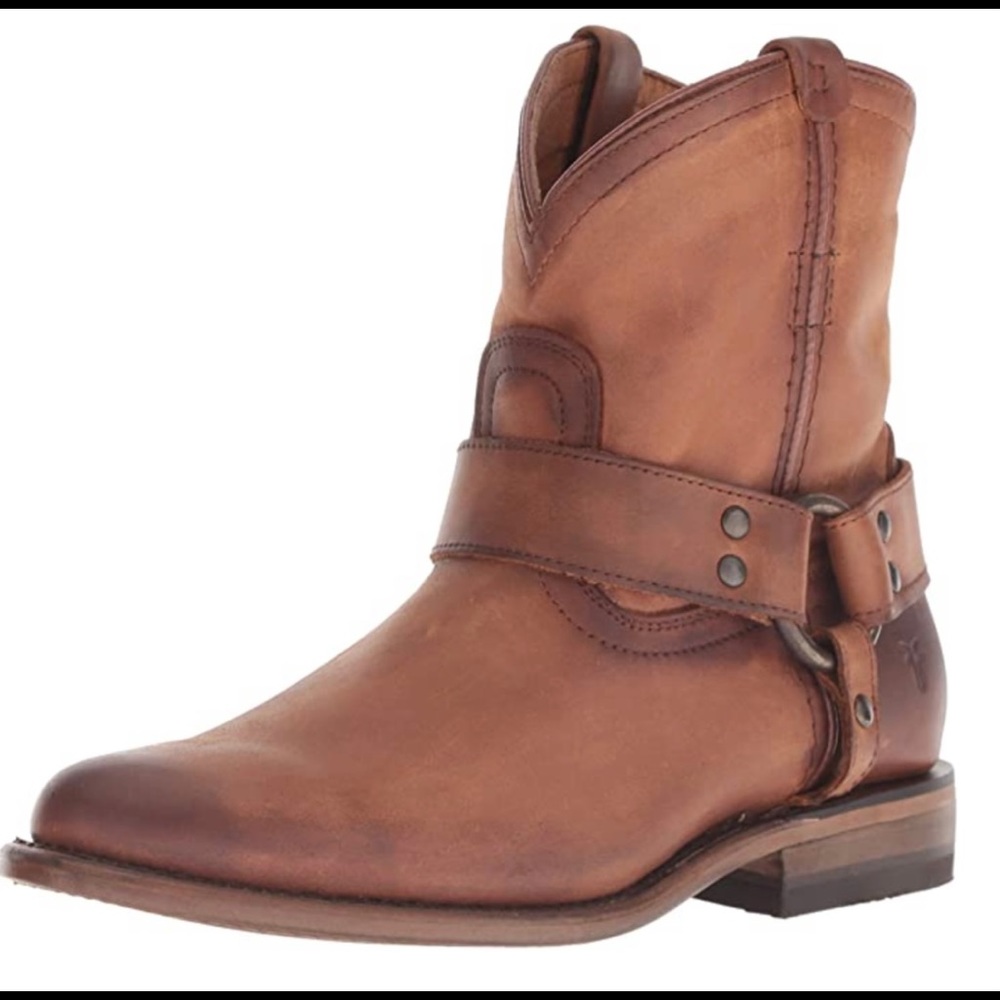 FRYE Wyatt Harness Short boot, cognac